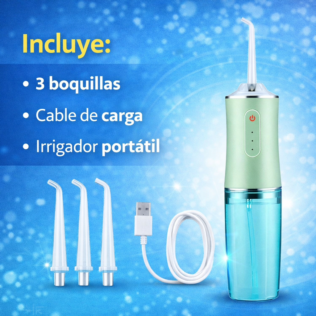 ¡DIENTES LIMPIOS EN SEGUNDOS!