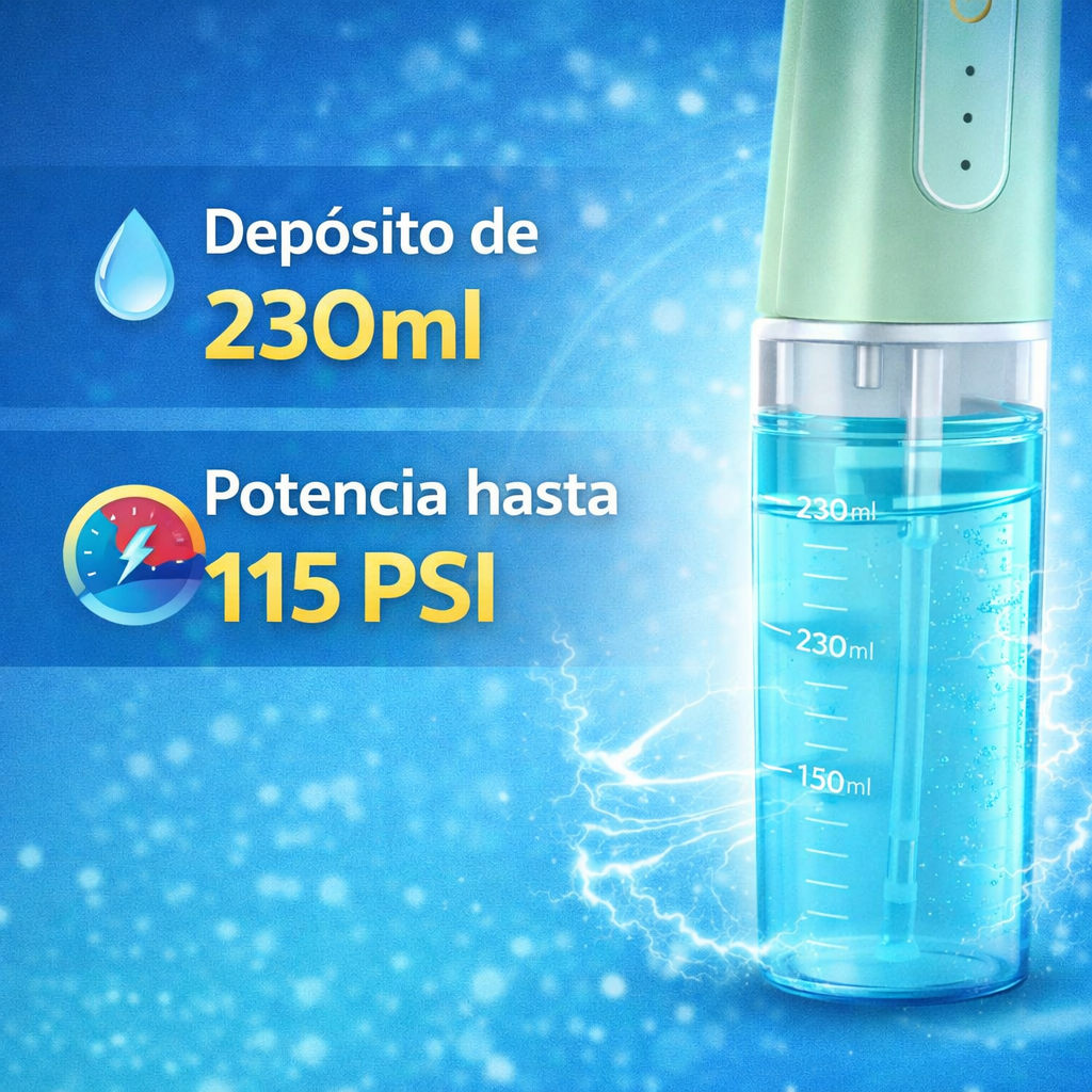 ¡DIENTES LIMPIOS EN SEGUNDOS!