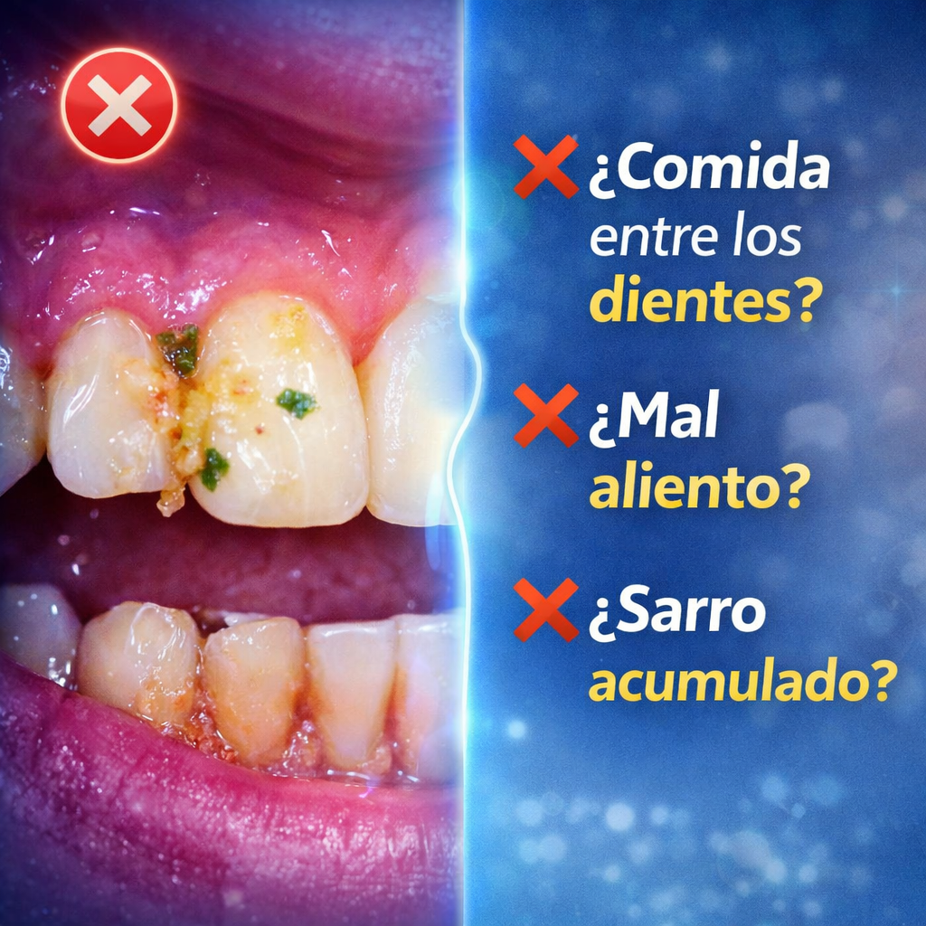 ¡DIENTES LIMPIOS EN SEGUNDOS!