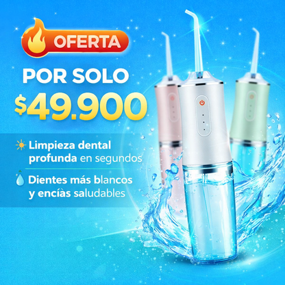 ¡DIENTES LIMPIOS EN SEGUNDOS!