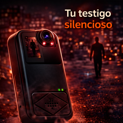 📹 Mini Cámara Corporal 1080P – Tu Testigo Silencioso en Cualquier Situación