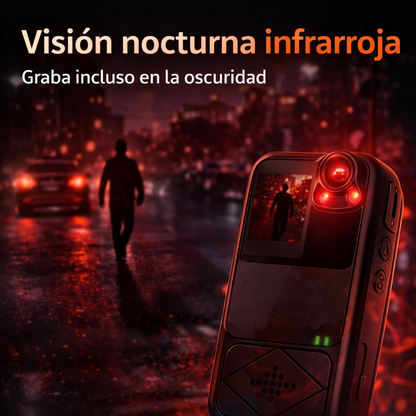 📹 Mini Cámara Corporal 1080P – Tu Testigo Silencioso en Cualquier Situación