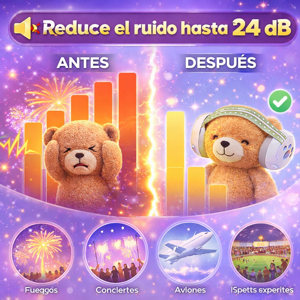 Protege los Oídos de tu Bebé – Orejeras Antiruido Profesionales