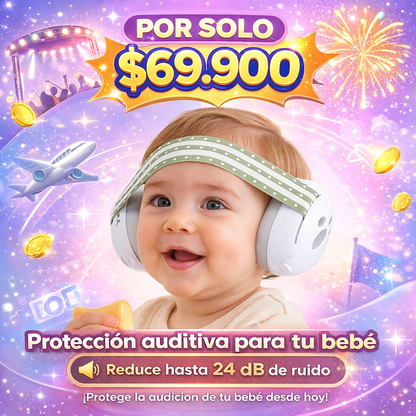 Protege los Oídos de tu Bebé – Orejeras Antiruido Profesionales